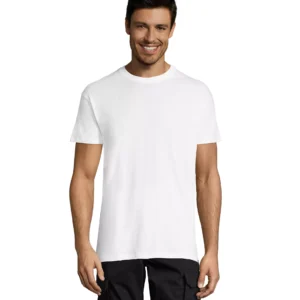 TEE-SHIRT BLANC UNISEXE COL ROND - SOL'S TITAN